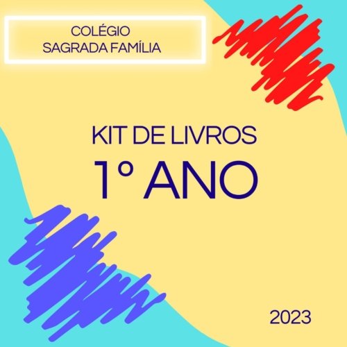 1° ANO - KIT DE LIVROS SAGRADA FAMILIA