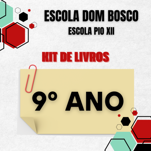 KIT DE LIVROS 9º ANO - DOM BOSCO