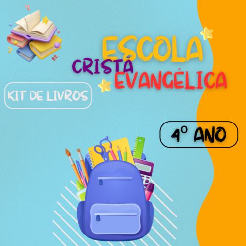 4º ANO - KIT DE LIVROS - CRISTÃ EVANGÉLICA